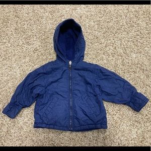 Girls reversible waterproof jacket